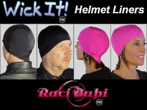Doo Rag in Pink ™ Motorcycle Helmet Liner WickIt Skull Cap 